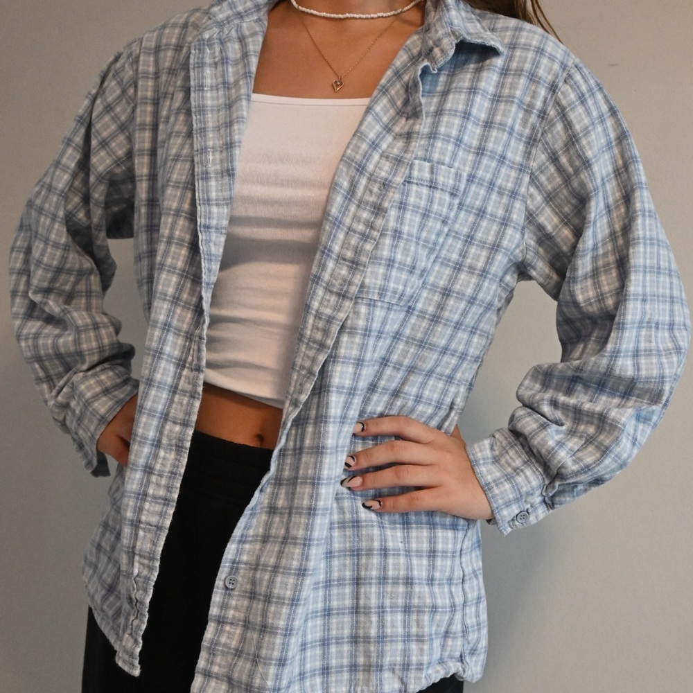 Cotton On Flannel (Blue)